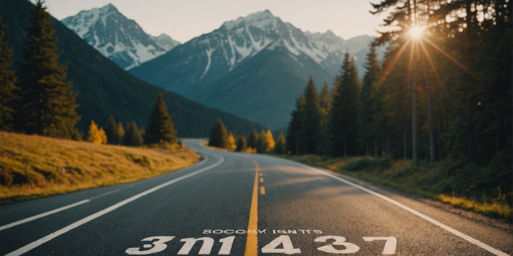 Strategic roadmap with key steps and milestones